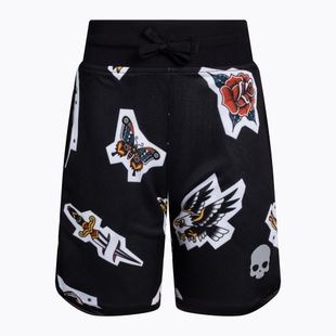 HYDROGEN Tattoo Tech children's tennis shorts black TK0506007