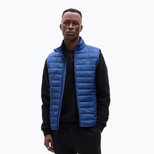 Men's GAP V-Frch Logo Puffer blue track