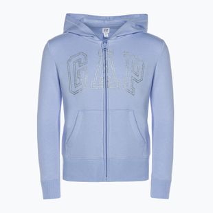 Children's sweatshirt GAP V-FA SLD Logo PO blue crystal