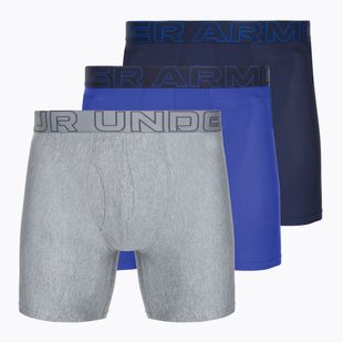 Men's boxers Under Armour Perf Tech Mesh 6in 3 pairs midnight navy