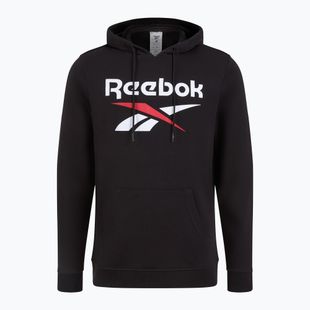 Men's Reebok Identity Big Logo FT Hoodie black/white/vector red