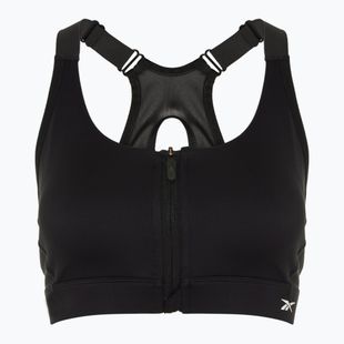 Training bra Reebok Lux Front-Zip High Impact black