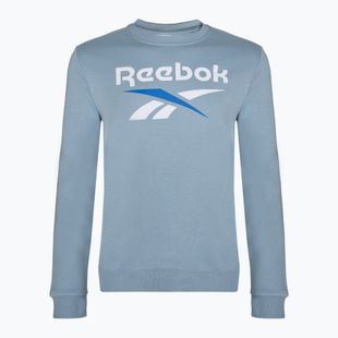 Men's Reebok Identity Big Logo Fleece Crew upgrade blue sweatshirt