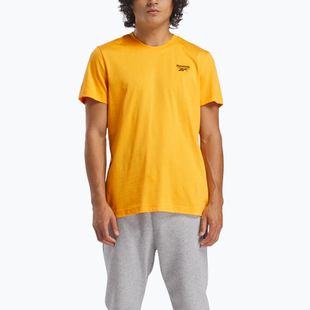 Men's T-shirt Reebok Identity Small Logo Tee electric amber