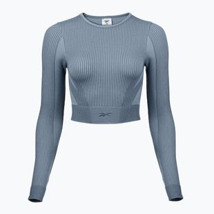 Women's training longsleeve Reebok RBK Lab Seamless Crop upgrade blue