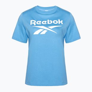 Women's T-shirt Reebok Identity Big Logo Tee recovery blue