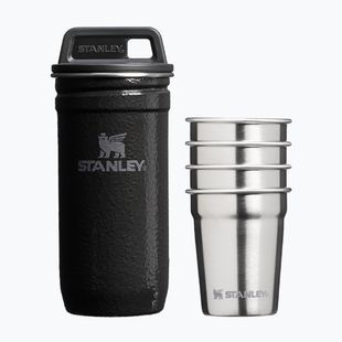 Travell glasses Stanley Pre-Party 60 ml 4 pack Hammertone Black