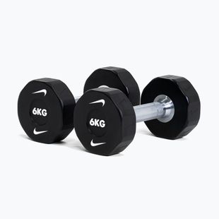 Dumbbells Nike Strength Pro Urethane Dumbbell 2 x 6 kg black/white