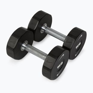 Dumbbells Nike Strength Pro Urethane Dumbbell 2 x 9 kg black/white