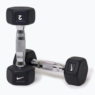 Dumbbells Nike Strength Hex Dumbbell 2 x 2 kg black/white