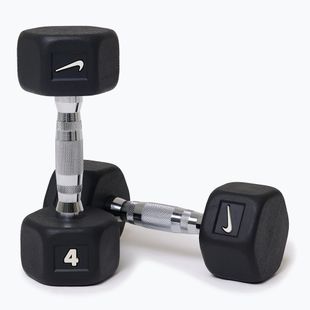 Dumbbells Nike Strength Hex Dumbbell 2 x 4 kg black/white
