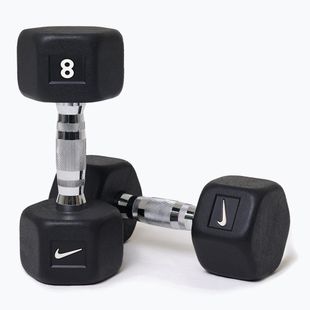 Dumbbells Nike Strength Hex Dumbbell 2 x 8 kg black/white