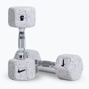 Dumbbells Nike Strength Grind Hex Dumbbell 2 x 5 kg wolf grey
