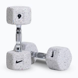 Dumbbells Nike Strength Grind Hex Dumbbell 2 x 6 kg wolf grey