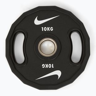 Bumper weight Nike Strength Pro Urethane Plates 10 kg black/white