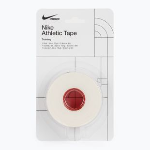 Cohesive elastic bandage Nike Strenght Athletic Tape white/grey
