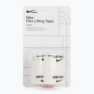 Cohesive elastic bandage Nike Strenght Flex Lifting Tape white/black