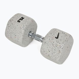 Rubber-coated dumbbell Nike Strength Grind Dumbbell 32,5 kg wolf grey