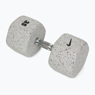 Rubber-coated dumbbell Nike Strength Grind Dumbbell 35 kg wolf grey