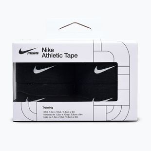 Cohesive elastic bandage Nike Strenght Athletic Tape black/white