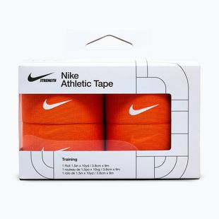 Cohesive elastic bandage Nike Strenght Athletic Tape orange/white