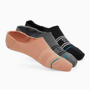 Stance Basic No Show socks 3 pairs sand
