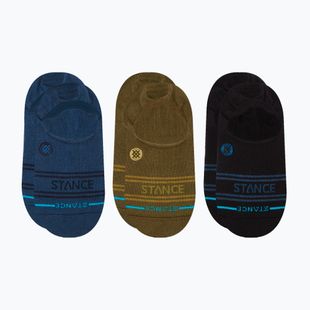 Stance Basic No Show 3 pairs army socks