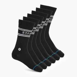 Stance Basic Crew socks 6 pairs black