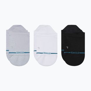 Stance Light No Show socks 3 pairs lightheather