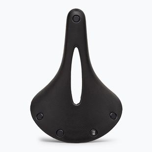 Brooks England C19 Carved black bicycle saddle