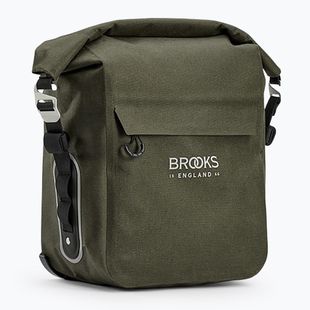 Brooks England Scape Pannier Small 10-13 l mud green bicycle pannier
