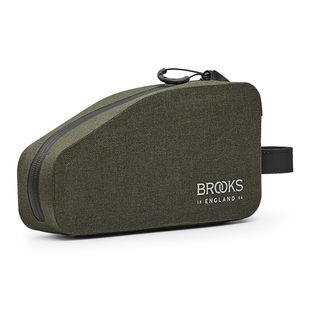 Brooks England Scape Top Tube 0.9 l mud green bicycle frame bag