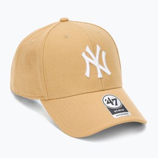 47 Brand MLB New York Yankees MVP light tan baseball cap