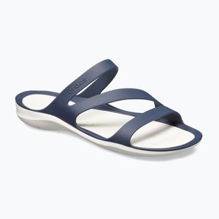 Women's slides Crocs Swiftwater Sandal navy/white