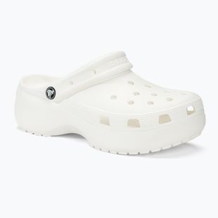 Women's Crocs Classic Platform Clog white
