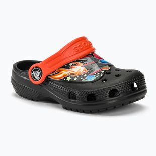 Crocs Fun Lab I Am Space Clog black/tangerine children's slides