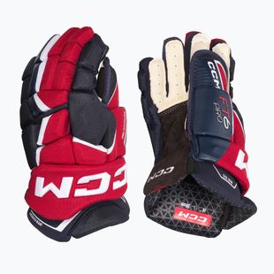 CCM JetSpeed FT6 Pro SR navy/red/white hockey gloves