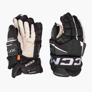 CCM Tacks XF Pro SR hockey gloves black/white