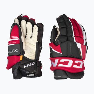 CCM Tacks XF Pro SR hockey gloves black/red/white