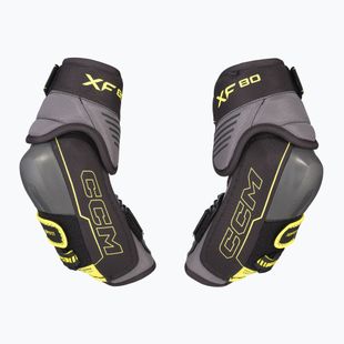 CCM Tacks XF80 SR hockey elbow pads black