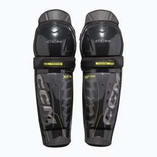 CCM Tacks XF Pro SR hockey shin guards black
