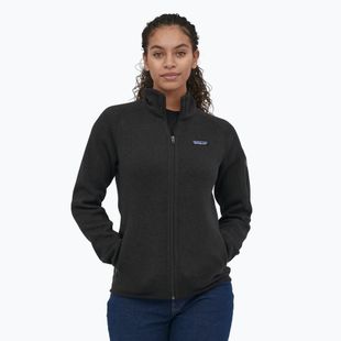Women's Patagonia Better Sweater Fleece trekking sweatshirt black