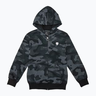 Children's sweatshirt Fox Racing Fox Head Camo Full Zip Jr black camo