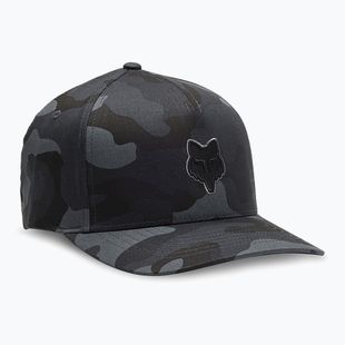 Fox Racing Fox Head Flexfit black camo baseball cap