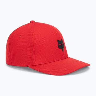 Men's Fox Racing Fox Head Tech Flexfit Hat flame red
