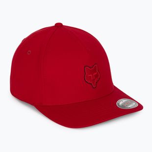 Baseball cap Fox Racing Fox Head Flexfit flame red