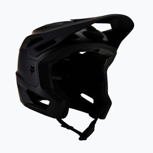 Fox Racing Dropframe Pro matte black bicycle helmet