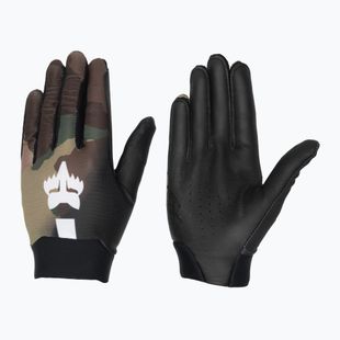 Men's cycling gloves Fox Racing Flexair GM green camo