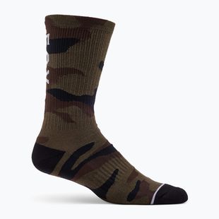 Fox Racing Fox Camo Crew green camo socks