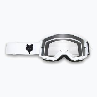 Fox Racing Main Core white/clear cycling goggles